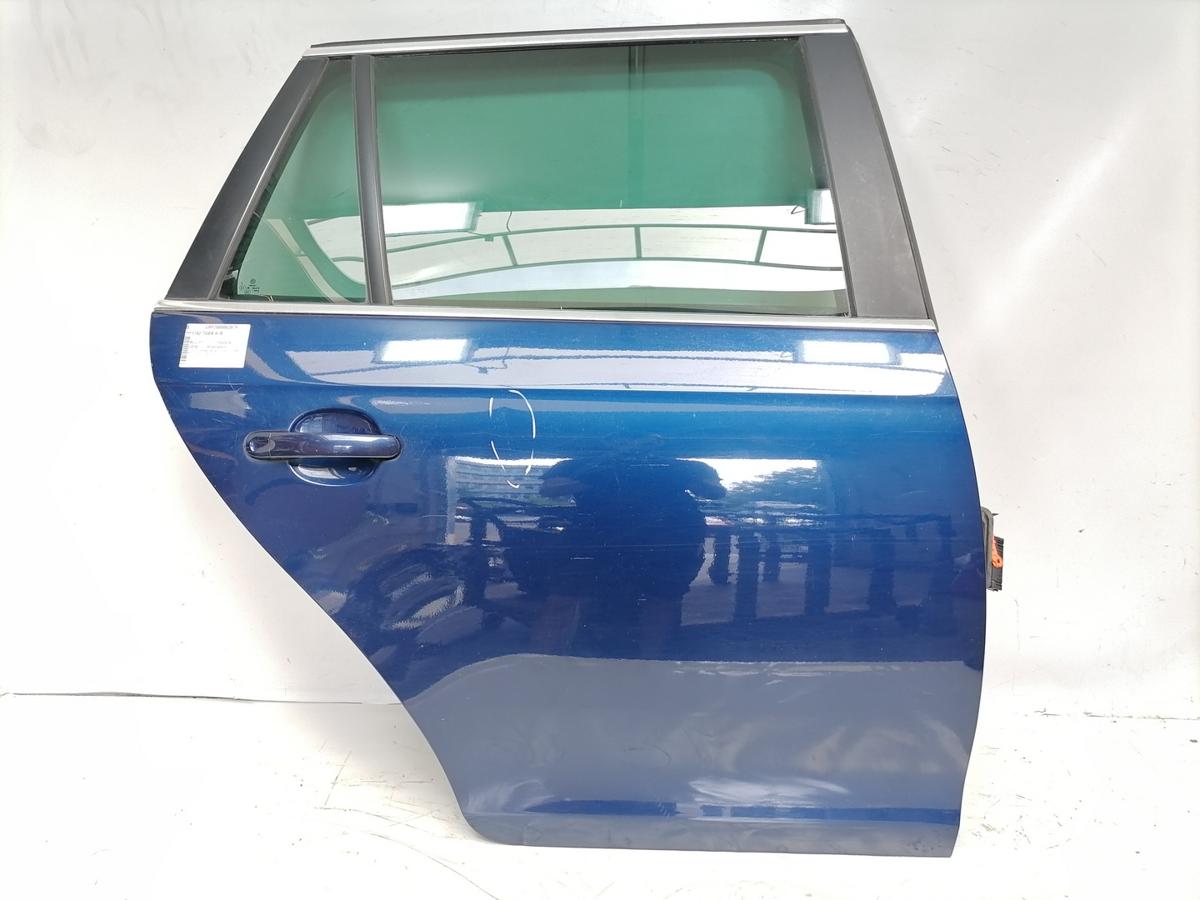 VW Golf V Variant original T&uuml;r hinten rechts LD5Q Shadowblue Kombi Bj.2007